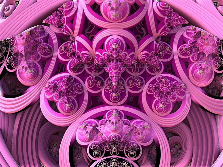 ピンクのメカニックなイメージ画像